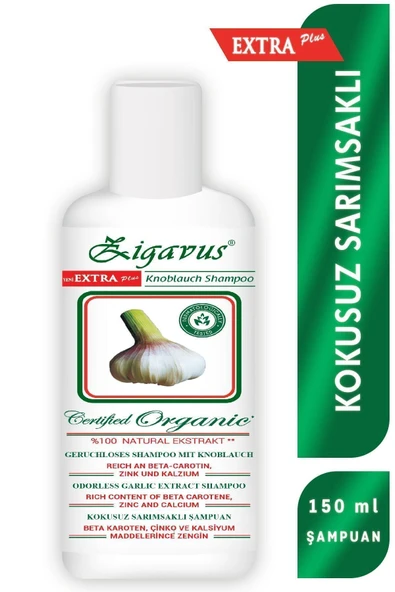 Zigavus Extra Plus Sarımsaklı Şampuan 150 ml - Yoğun Saç Dökülmesine Karşı  8699349130039 - 1