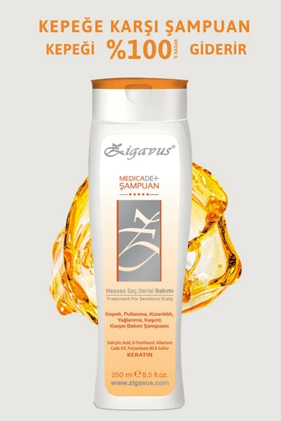 Zigavus Medicade Ardıç Katranlı Şampuan, Kepek, Dermatit, Pullanma, Kaşıntı, Karşıtı Şampuan - 2