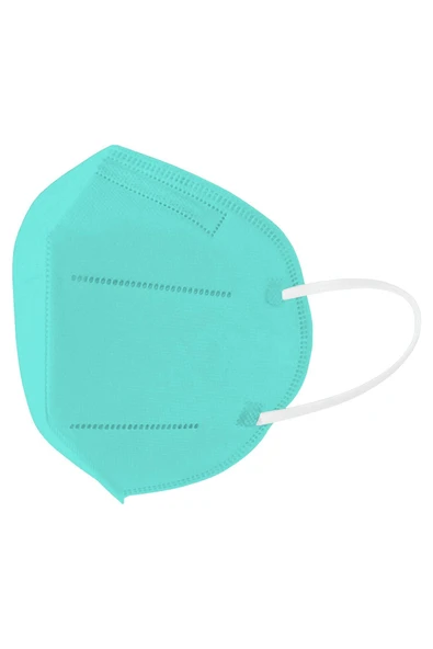 Zigavus N95 Maske Su Yeşili Renk 10 Adet - 2