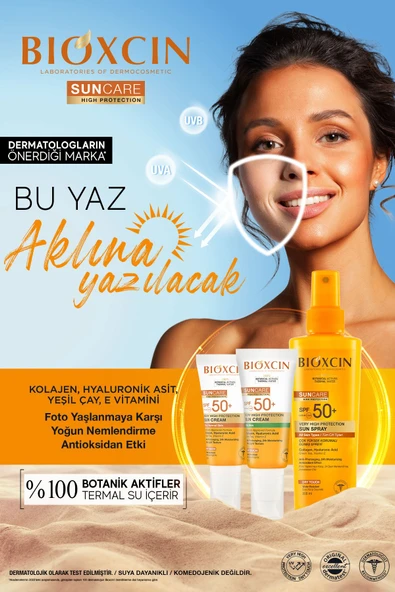 Sun Care Spf 50 Çok Yüksek Korumalı Güneş Kremi 50 ml Kuru Ve Normal Cilt - Kolajen Hyaluronik Asit - 8