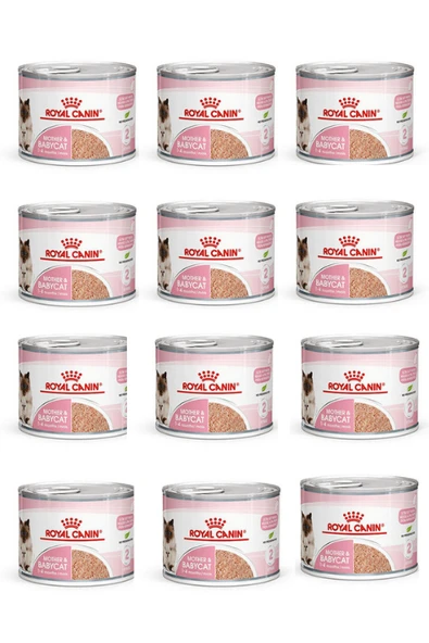 Royal Canin Mother & Babycat Yavru Kedi Konservesi 195 Gr x 12 Adet - 1