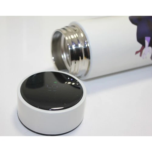 Anime Baskılı Dijital Göstergeli Termos 500 ml Model 1 - Resim 2