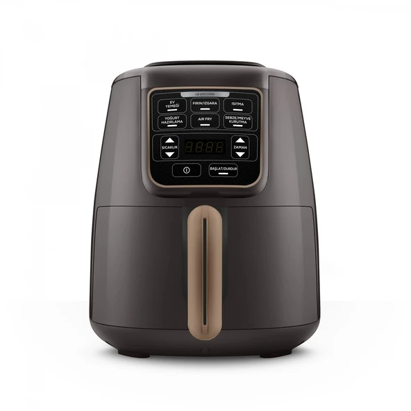Karaca Air Pro Cook XL 2 in 1 Konuşan Airfryer Walnut Brown ürün görseli