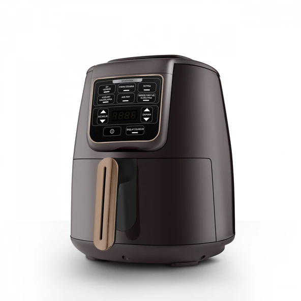 Karaca Air Pro Cook XL 2 in 1 Konuşan Airfryer Walnut Brown - Resim 12
