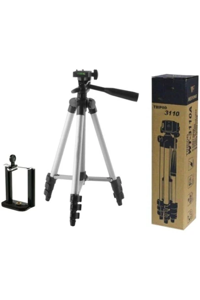 Profesyonel 3110 Telefon Ve Kamera Tutucu Tiripot 102 Cm - Resim 3