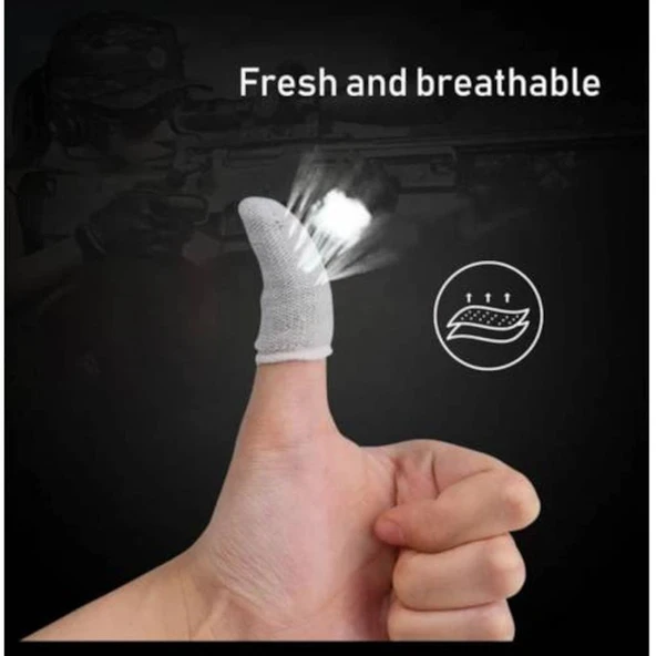 Pugb 1 Çift Pubg Ve Diğer Oyunlar İçin Hızlı Tetik Oyun Parmak Eldiven 50adet - 6