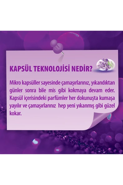 BİNGO Soft Konsantre Çamaşır Yumuşatıcısı Lavanta 1440 ml X 6 Adet - 7