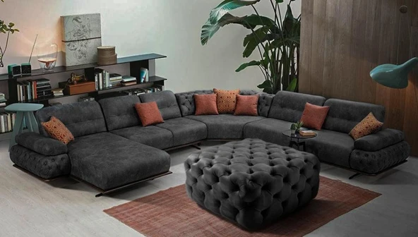 Gazzini Classic Orta Puf, Kare - Resim 10