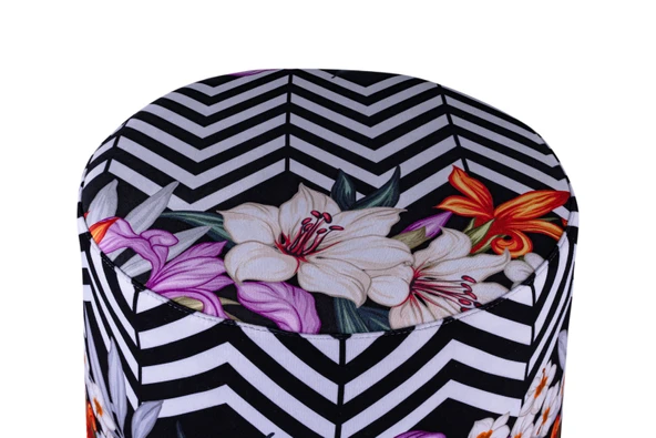 Juno Etnico Etnik Desenli Puf - Resim 7