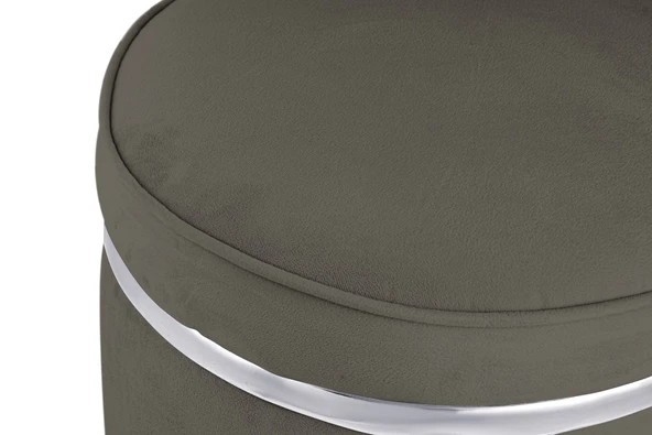 Zerafet Silver Luxery Puf - Resim 4