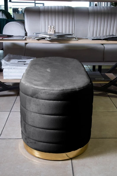 Lungo Long Line Gold Puf - Resim 9