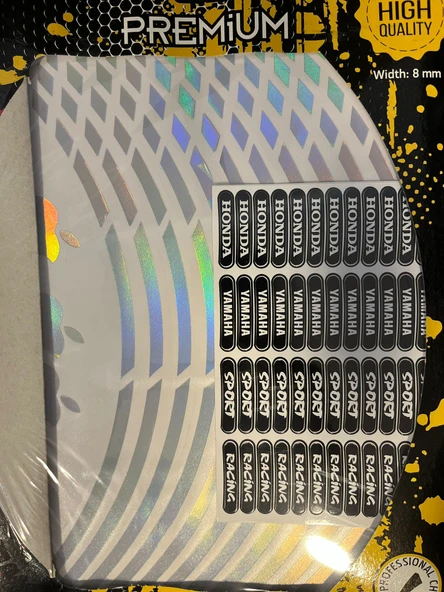 Gogo Premium Wheel Stripe – Jant Şeridi Çıkartma Seti - 10