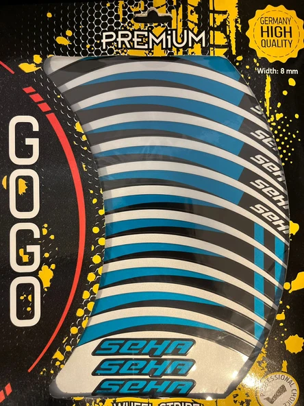 Gogo Premium Wheel Stripe – Jant Şeridi Çıkartma Seti - 7