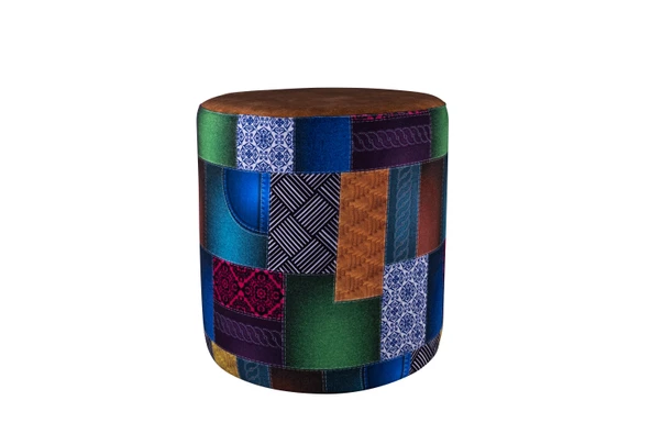 Juno Etnico Etnik Desenli Puf - Resim 10