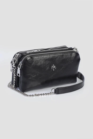 Jacquline Siyah Kadın Çapraz Çanta IM464-2