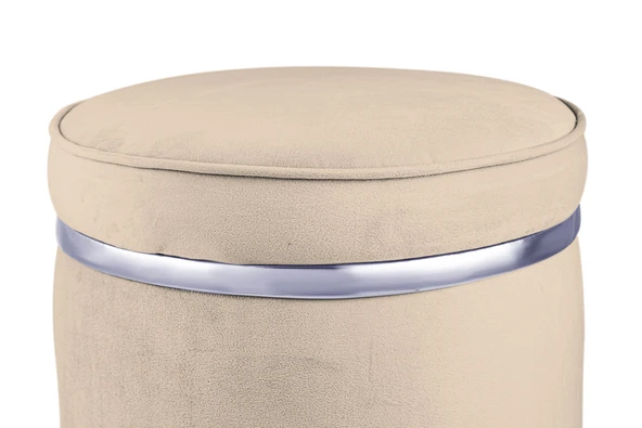Zerafet Silver Luxery Puf - Resim 7