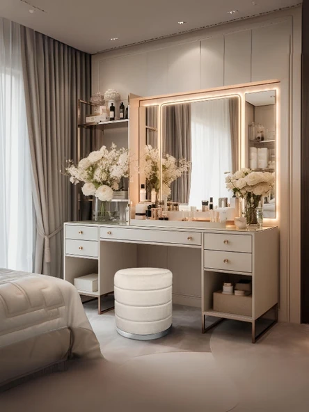 Lungo Roller Silver Luxery Puf ürün görseli