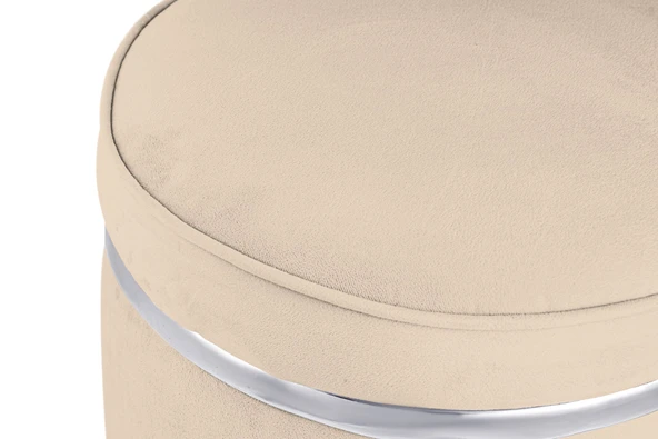 Zerafet Silver Luxery Puf - Resim 8