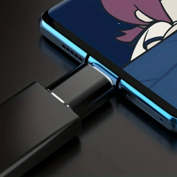 1 Adet Usb to C Adaptor Dişi Çevirici Dönüştürücü Adaptör - Resim 2