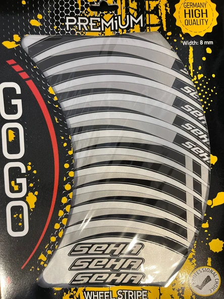Gogo Premium Wheel Stripe – Jant Şeridi Çıkartma Seti - 8