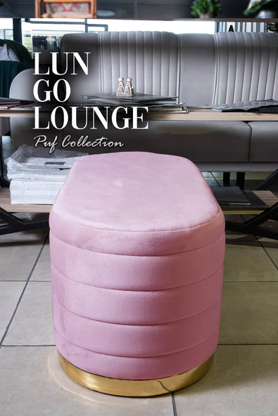 Lungo Long Line Gold Puf - Resim 12