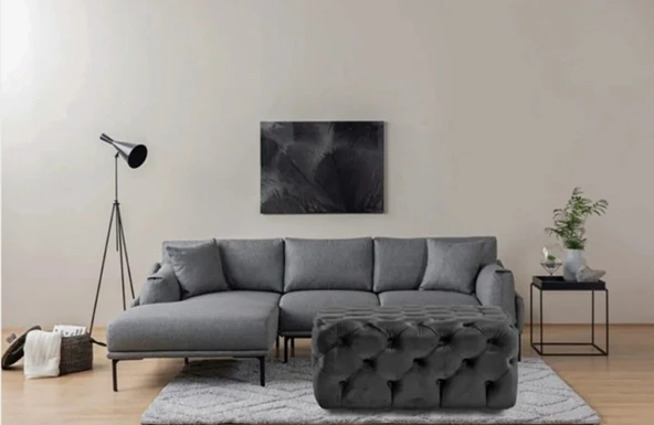 Gazzini Classic Orta Puf, Kare - Resim 11