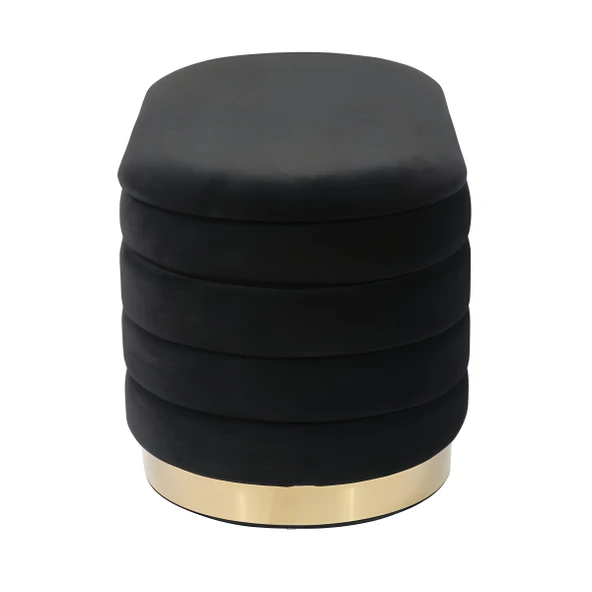 Lungo Long Line Gold Puf - Resim 4