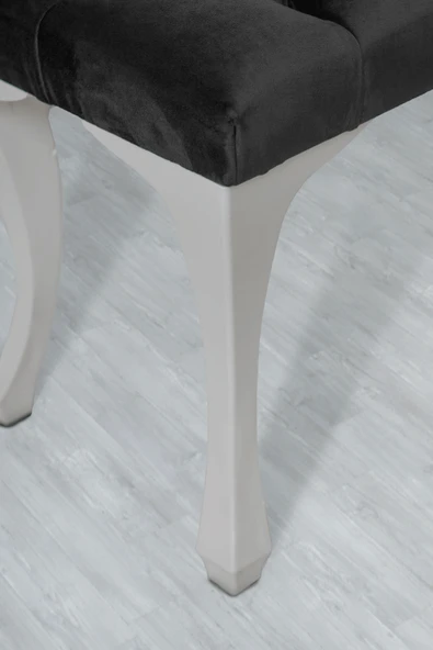 Gazzini Classic Chester Model Kapitoneli Puf, Beyaz - Resim 9