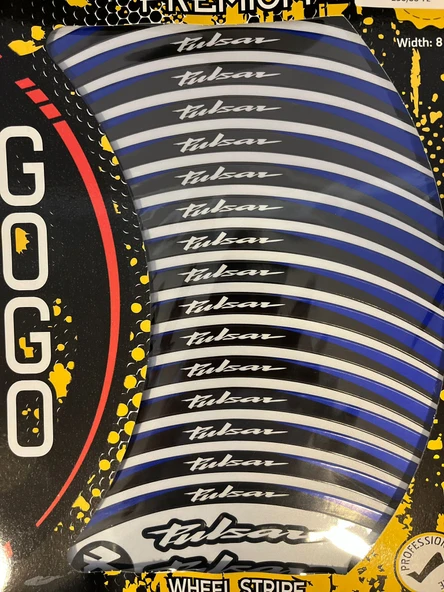 Gogo Premium Wheel Stripe – Jant Şeridi Çıkartma Seti - 6
