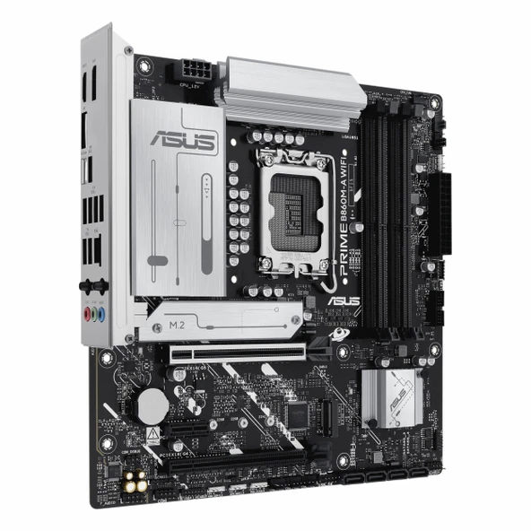 Asus Prime B860M-A WiFi DDR5 (8666MHz)OC M.2 HDMI/DP/USB-C PCIe 5.0 1851P mATX Anakart - Resim 3