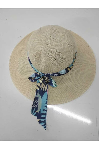 LONDONstore Plaj Şapka Yeni Trend 2024 Mavi Kurdela ürün görseli