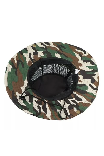 Kardelen Butik Denizli Sniper Camouflage Şapka ( 56-58 Cm ) ( Kahve ) - 5