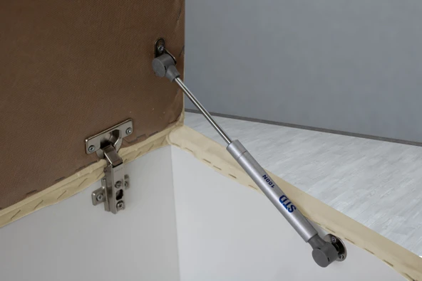 Vetra Sandıklı Bench Puf, Beyaz - Resim 11