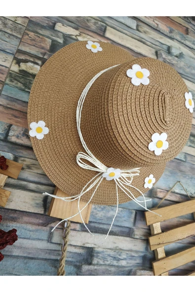 REVA Kız Çocuk Hasır Şapka - 2