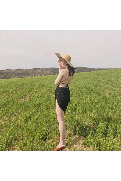 Kardelen Butik Denizli Lüx Hasır Plaj Şapkası , Katlanabilir Geniş Birim ( Çap 47 Cm, Içinde Daraltma Ipi Mevcuttur ) ürün görseli