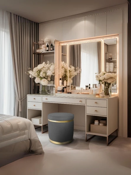 Zerafet Gold Luxery Puf ürün görseli