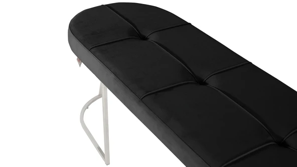 Viego Silver Exclusive Bench Puf - Resim 5