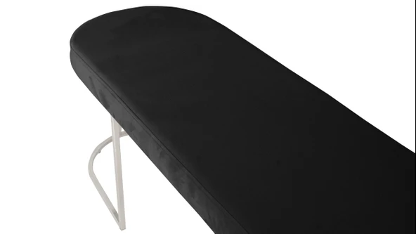 Viego Silver Smooth Bench Puf - Resim 5