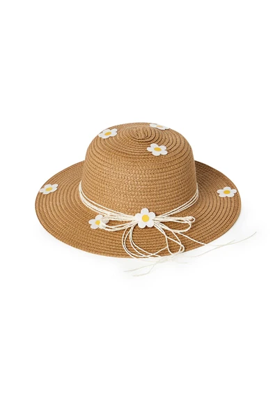 LONDONstore Çocuk Hasır Plaj Şapkası- UV Korumalı 5-10 Yaş ürün görseli