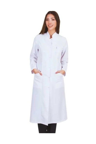 Lavinya Tesettür Boy Uzun Doktor Öğretmen Önlüğü - 2