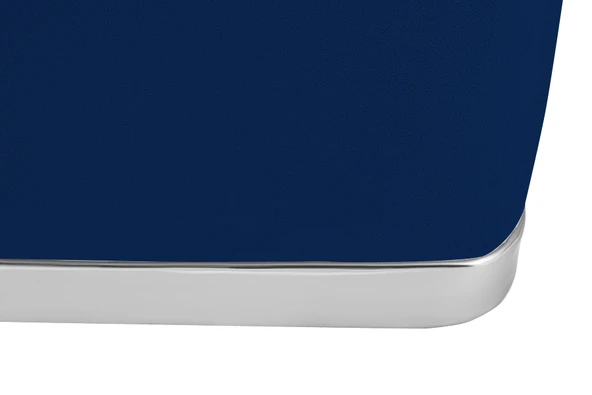 Zengo Silver Twin Line Puf, Kare - Resim 10