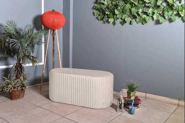 Velutto Lungo Lounge Puf - Resim 11