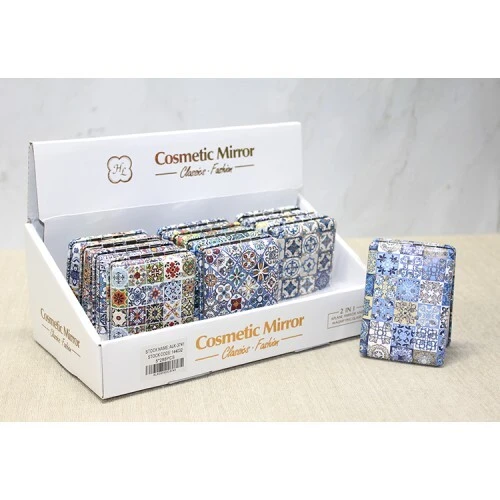 Taşlı El Aynası Dikdörtgen Kalın Model 3 ürün görseli