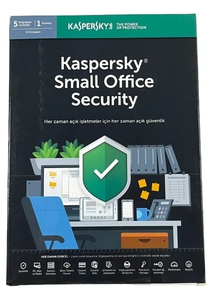 Kaspersky Small Offıce Securıty 5bilgisayar& 5mobil&1 Sunucu 1 Yıl Box ürün görseli