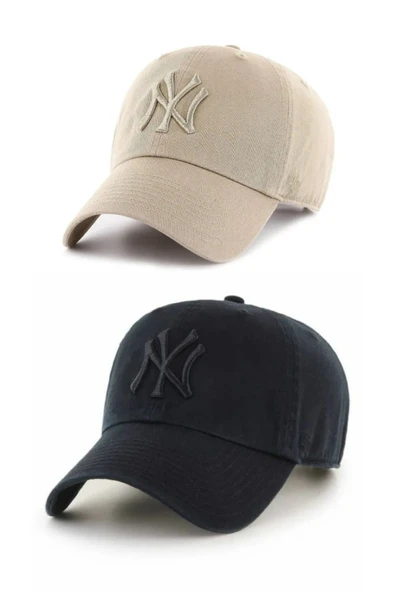 LONDONstore Spor Ny Şapka Unisex 2'li Takım Arkası Cırtlı Ayarlanabilir ürün görseli