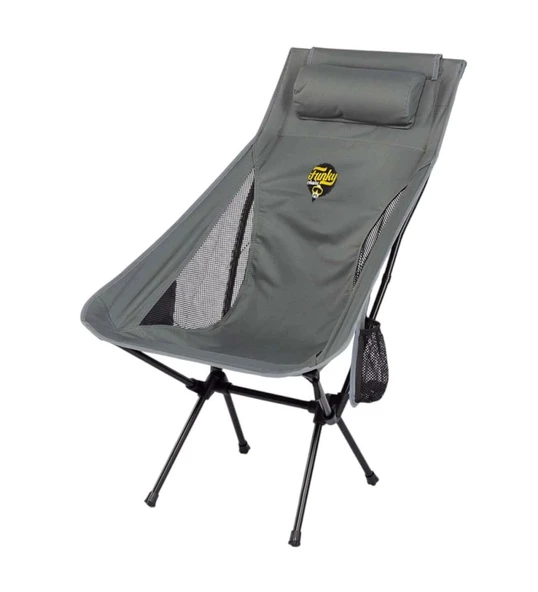 Sky Ultralight Katlanabilir Kamp Sandalyesi Gri 2 Adet - Resim 2