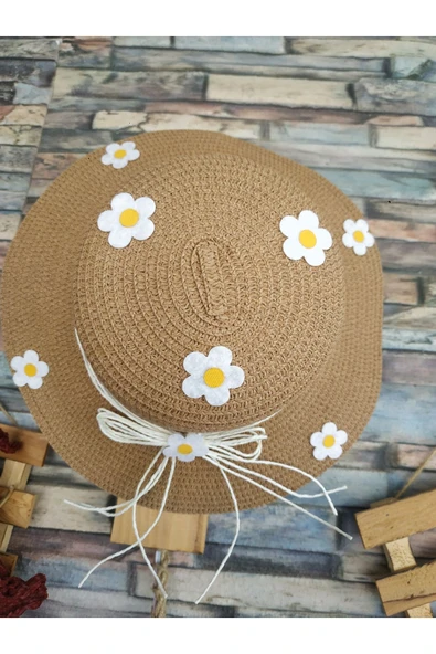 REVA Kız Çocuk Hasır Şapka - 3
