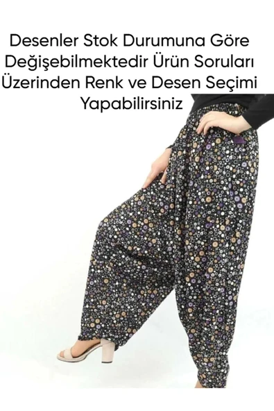 DESENLI GELINCIK 2 Li Jarse Aşağıdan Ağlı Şalvar - 2
