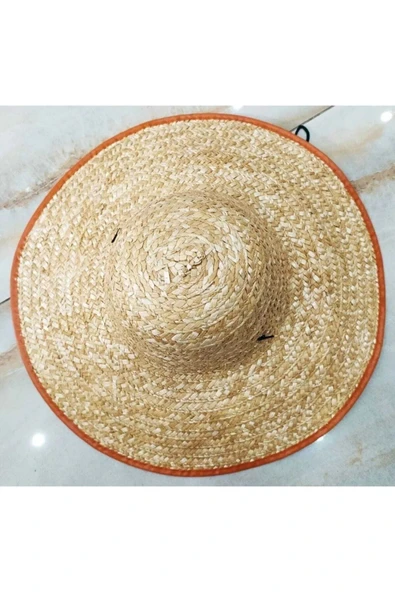 REVA Meksika Doğal Hasır Fötr Şapka Büyük Boy - Resim 3