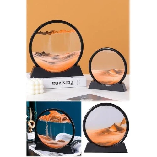 Dekoratif Sulu Kum Saati - Resim 5